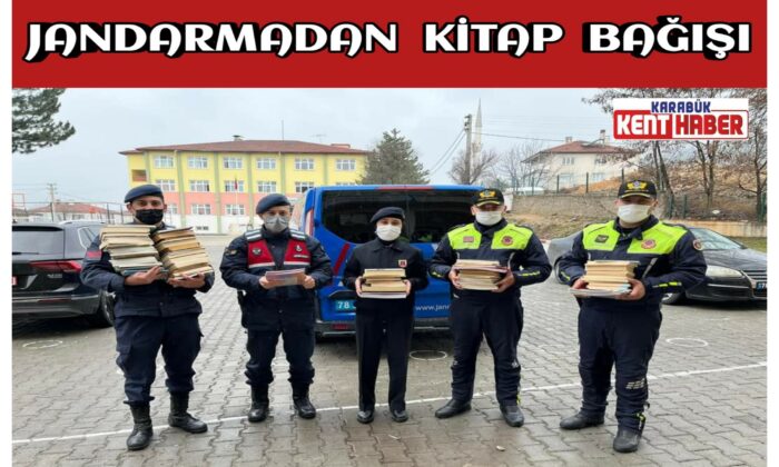 Safranbolu İlçe Jandarma Komutanlığı’ndan Kitap Bağışı