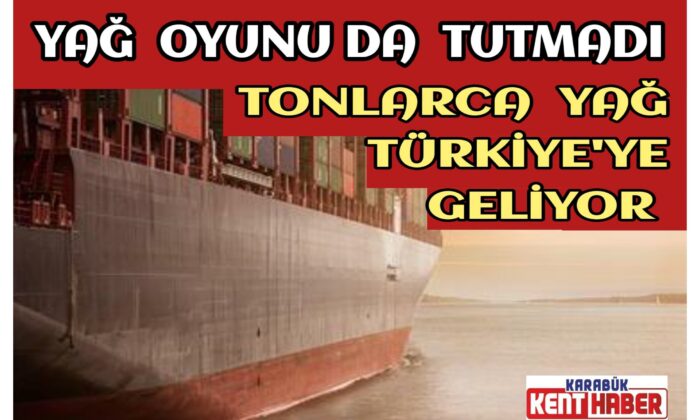Tonlarca  Ayçiçek Yağı TÜRKİYE’YE Geliyor