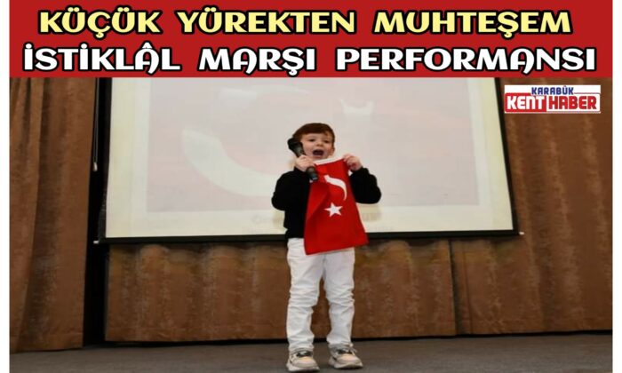 Küçük Yürekten Muhteşem İstiklal Marşı Performansı     