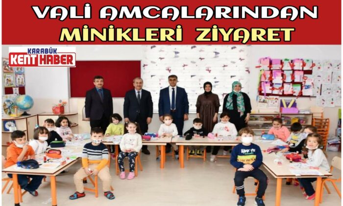 Vali Amcalarından Minikleri Ziyaret