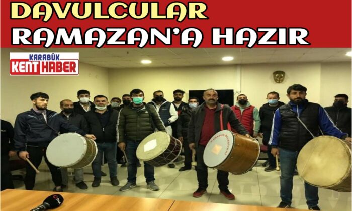 Davulcular Ramazan’a Hazır