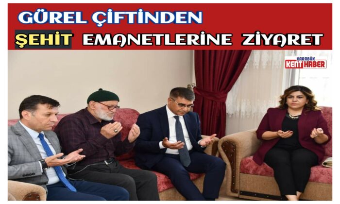 Gürel Çiftinden Şehitlerimizin Emanetlerine Ziyaret