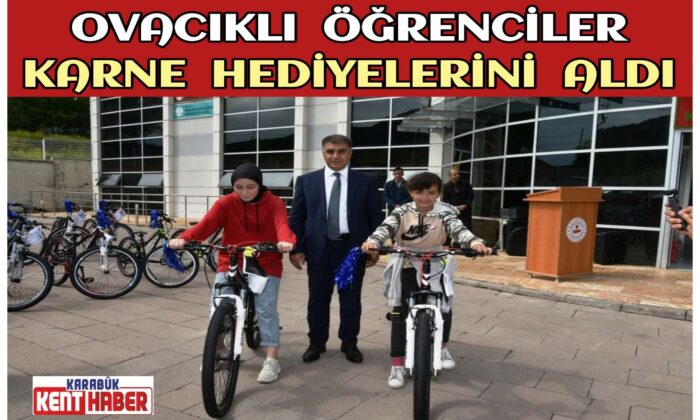 Ovacık’lı Öğrenciler Karne Hediyelerini Aldı