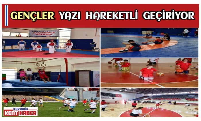 Gençler Yazı Hareketli Geçiriyor