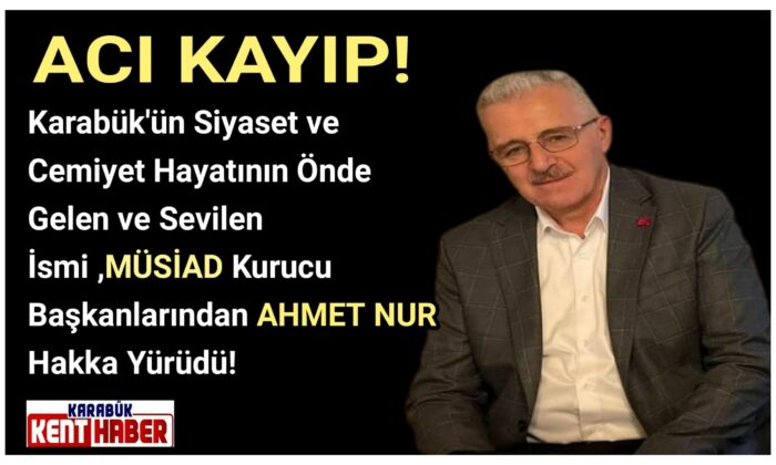 AHMET NUR HAKKA YÜRÜDÜ!