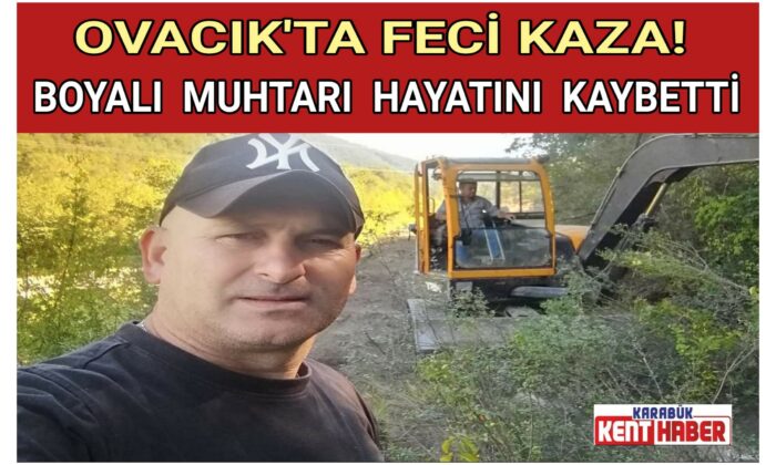Ovacık’ta Feci Kaza!