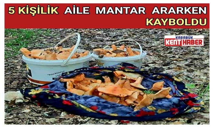 5 KİŞİLİK AİLE MANTAR ARARKEN KAYBOLDU