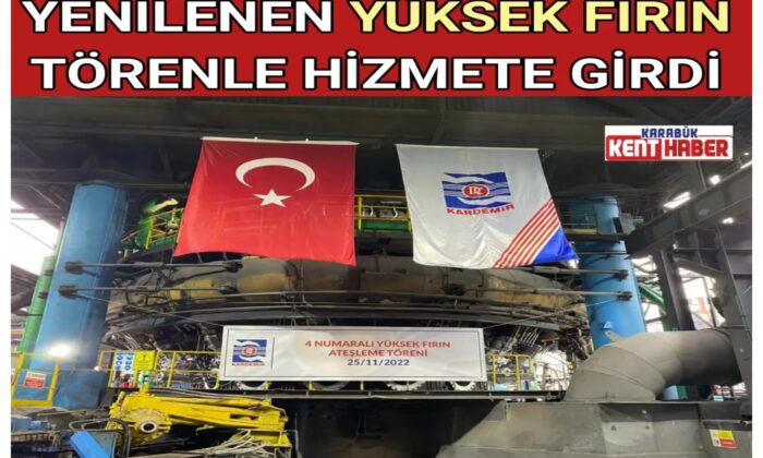 YENİLENEN YÜKSEK FIRIN TÖRENLE HİZMETE GİRDİ