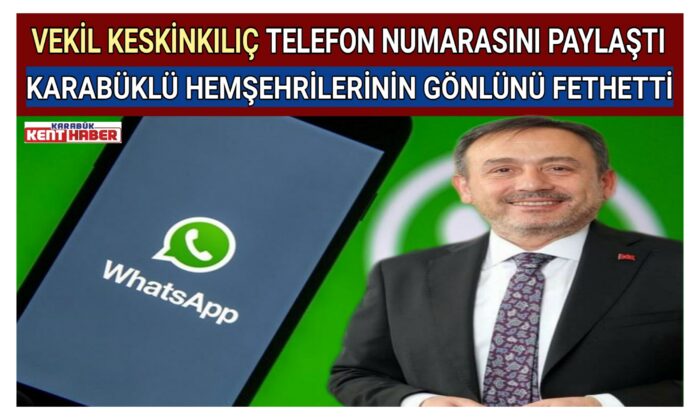 Milletvekili Keskinkılıç’tan Bir İlk