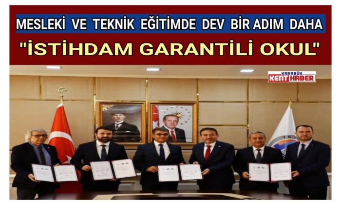 MESLEKİ VE TEKNİK EĞİTİMDE DEV BİR ADIM DAHA