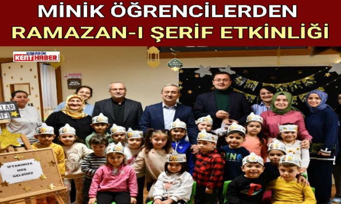 MİNİK ÖĞRENCİLERDEN RAMAZAN-I ŞERİF ETKİNLİĞİ
