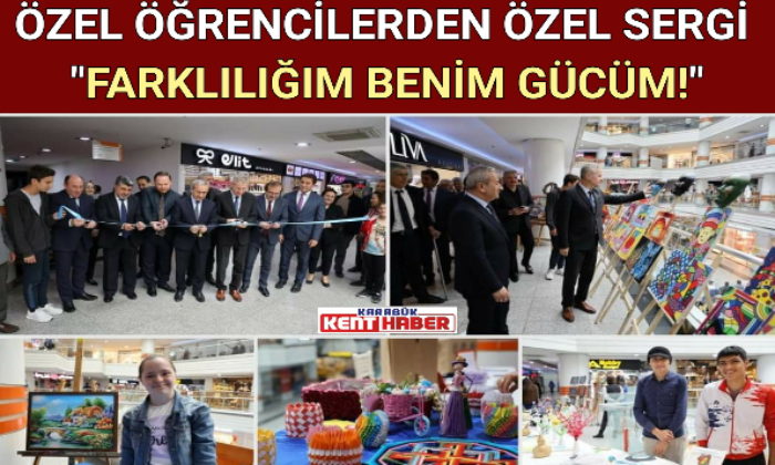 ÖZEL ÖĞRENCİLERDEN ÖZEL SERGİ “