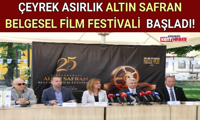 ÇEYREK ASIRLIK ALTIN SAFRAN BELGESEL FİLM FESTİVALİ BAŞLADI!