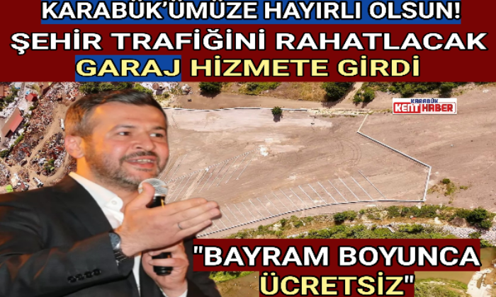 KAMYON VE TIR GARAJI AÇILIYOR