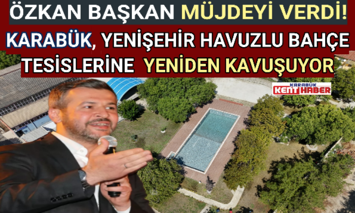 YENİŞEHİR HAVUZLU BAHÇE TESİSLERİ YAKINDA AÇILIYOR!
