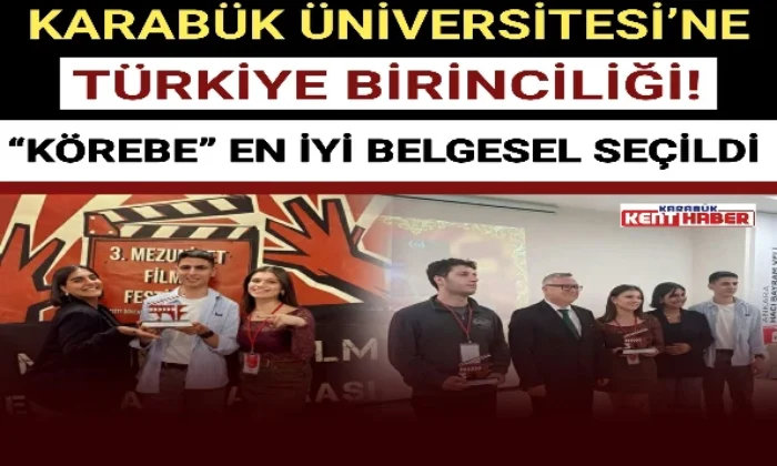 KARABÜK ÜNİVERSİTESİ’NE TÜRKİYE BİRİNCİLİĞİ!